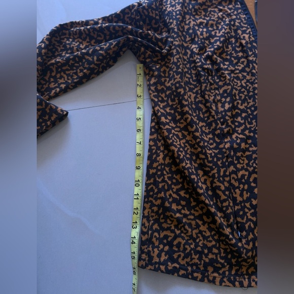 Linea Leisure by Louis Dell’Olio size Xl front zip Chetah print jacket - Picture 7 of 16